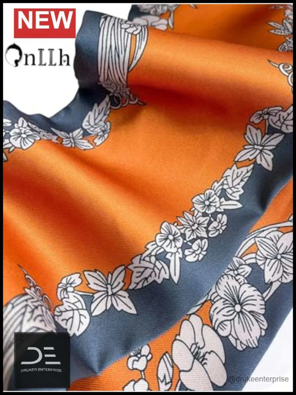 Silky Lightweight Long Scarf for Women - Fashion Head Neck Scarf